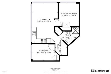 Photo of property in Terrace Tower Apartments, 3a/126 The Terrace, Wellington Central, Wellington, 6011