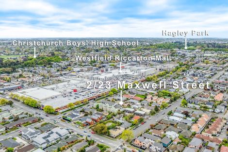 Photo of property in 2/23 Maxwell Street, Riccarton, Christchurch, 8041