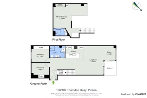 Photo of property in Stadium Garden Flats, 106/107 Thorndon Quay, Pipitea, Wellington, 6011