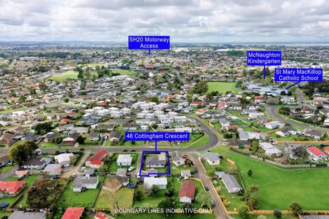 Photo of property in 46 Cottingham Crescent, Mangere East, Auckland, 2024