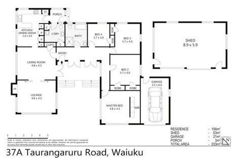 Photo of property in 37a Taurangaruru Road, Waiuku, 2683