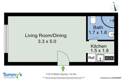 Photo of property in Martin Square Apartments, 113/20 Martin Square, Te Aro, Wellington, 6011