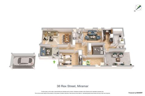 Photo of property in 38 Rex Street, Miramar, Wellington, 6022