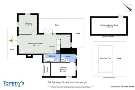 Photo of property in 56 Princess Street, Martinborough, 5711