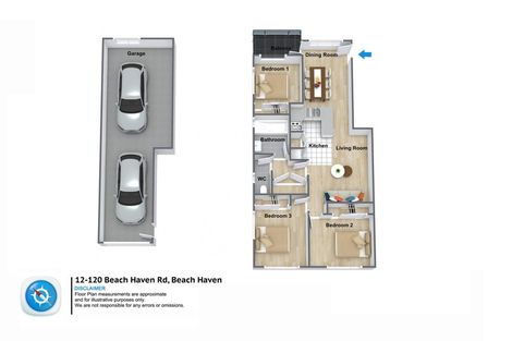 Photo of property in The Haven, 12/120 Beach Haven Road, Beach Haven, Auckland, 0626