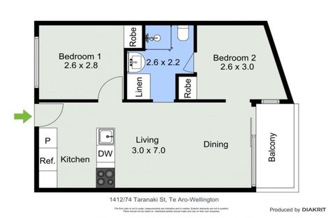 Photo of property in Soho Apartments, 1412/74 Taranaki Street, Te Aro, Wellington, 6011