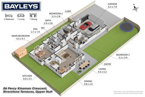Photo of property in 56 Percy Kinsman Crescent, Riverstone Terraces, Upper Hutt, 5018