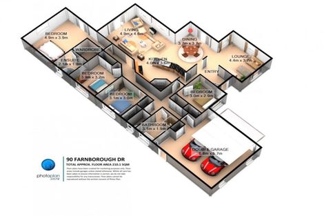 Photo of property in 90 Farnborough Drive, Grandview Heights, Hamilton, 3200