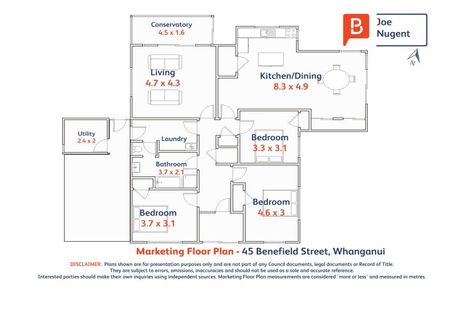 Photo of property in 45 Benefield Street, Whanganui East, Whanganui, 4500