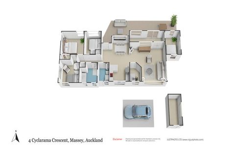 Photo of property in 4 Cyclarama Crescent, Massey, Auckland, 0614
