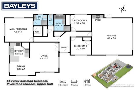 Photo of property in 56 Percy Kinsman Crescent, Riverstone Terraces, Upper Hutt, 5018