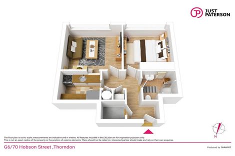 Photo of property in 70ug6 Hobson Street, Thorndon, Wellington, 6011