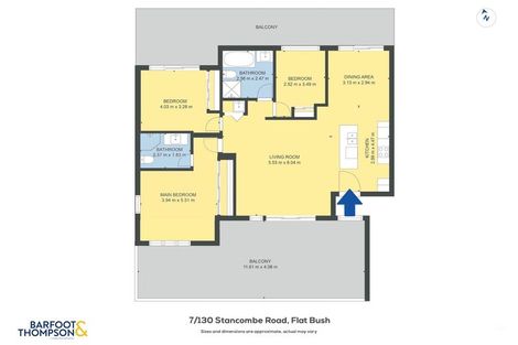 Photo of property in 7/130 Stancombe Road, Flat Bush, Auckland, 2016