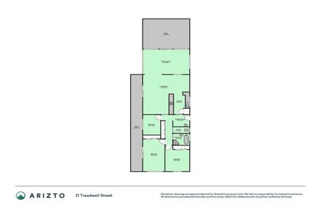 Photo of property in 21 Treadwell Street, Springvale, Whanganui, 4501