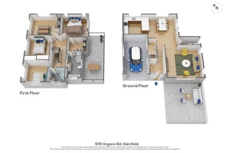 Photo of property in 57e Hogans Road, Glenfield, Auckland, 0629