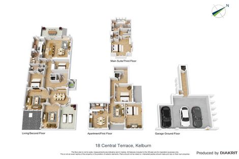 Photo of property in 18 Central Terrace, Kelburn, Wellington, 6012