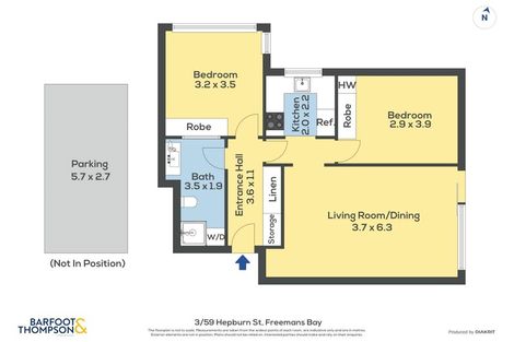 Photo of property in 3/59 Hepburn Street, Freemans Bay, Auckland, 1011