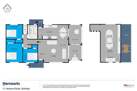 Photo of property in 36 Verbena Road, Birkdale, Auckland, 0626