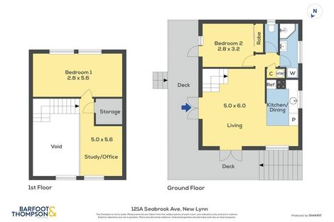 Photo of property in 121a Seabrook Avenue, New Lynn, Auckland, 0600