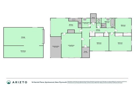 Photo of property in 14 Harriet Place, Spotswood, New Plymouth, 4310