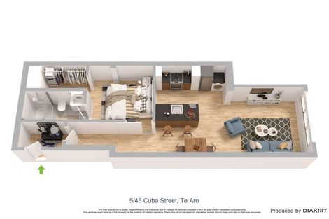 Photo of property in Arco House, 5/45 Cuba Street, Te Aro, Wellington, 6011