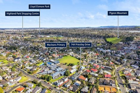 Photo of property in 74a Priestley Drive, Bucklands Beach, Auckland, 2014