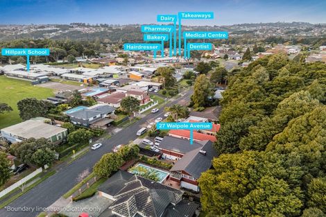 Photo of property in 27 Walpole Avenue, Hillpark, Auckland, 2102