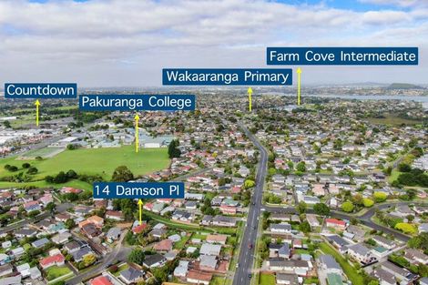 Photo of property in 14 Damson Place, Bucklands Beach, Auckland, 2012
