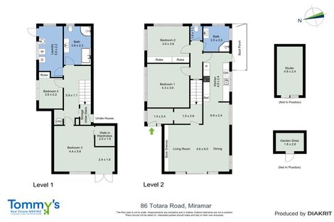 Photo of property in 86 Totara Road, Miramar, Wellington, 6022