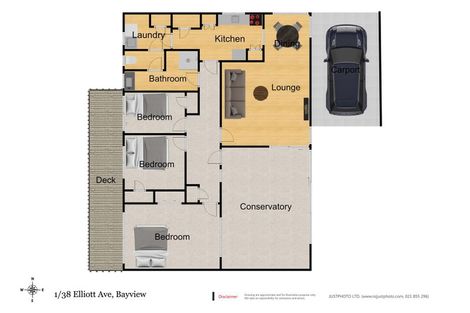 Photo of property in 1/38 Elliott Avenue, Bayview, Auckland, 0629