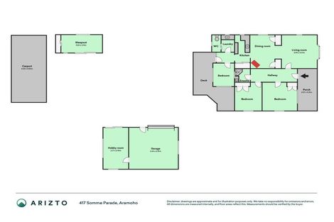 Photo of property in 417 Somme Parade, Aramoho, Whanganui, 4500