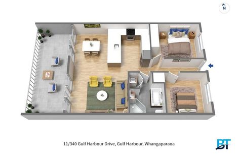 Photo of property in Santa Rosa, 11/340 Gulf Harbour Drive, Gulf Harbour, Whangaparaoa, 0930