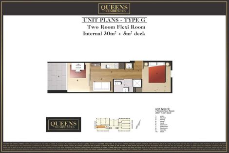 Photo of property in Queen's Residences, 1411/8 Airedale Street, Auckland Central, Auckland, 1010