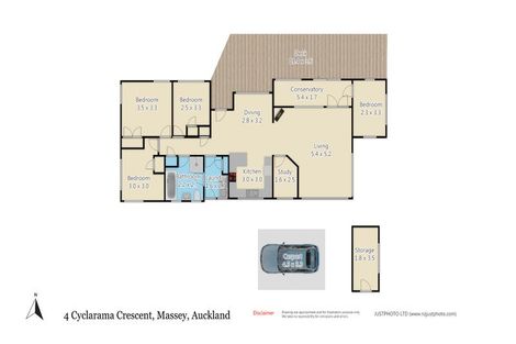 Photo of property in 4 Cyclarama Crescent, Massey, Auckland, 0614