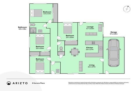 Photo of property in 8 Samara Place, Clendon Park, Auckland, 2103