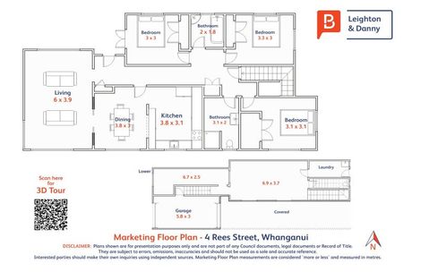 Photo of property in 4 Rees Street, Durie Hill, Whanganui, 4500