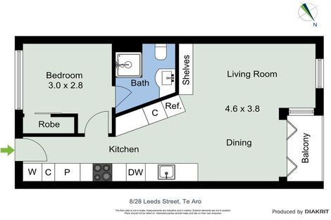 Photo of property in Hannahs Corner, 28/8 Leeds Street, Te Aro, Wellington, 6011