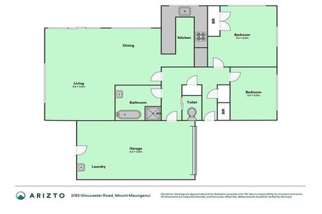 Photo of property in 2/83 Gloucester Road, Mount Maunganui, 3116