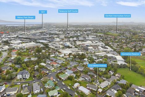 Photo of property in 2/22 Merton Avenue, Glenfield, Auckland, 0627