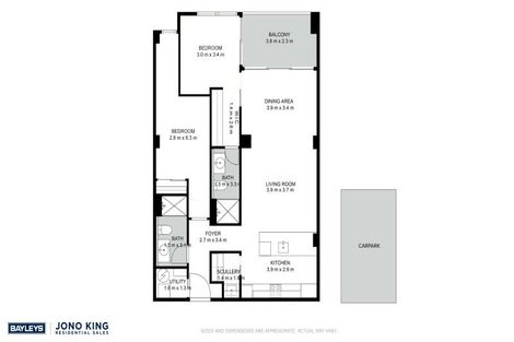 Photo of property in Crest Apartments, 104/199 Great North Road, Grey Lynn, Auckland, 1021