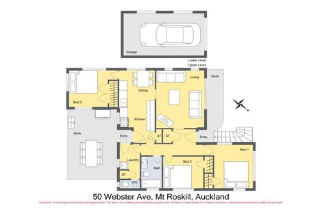 Photo of property in 50 Webster Avenue, Mount Roskill, Auckland, 1041