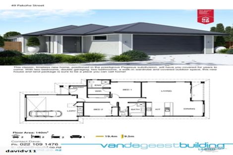 Photo of property in 22 Pakohe Street, Pegasus, 7612