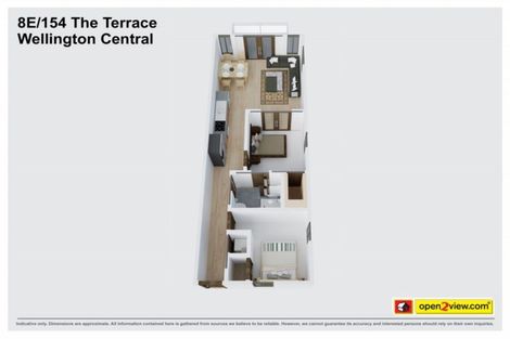 Photo of property in Atrium Towers, 8e/154 The Terrace, Wellington Central, Wellington, 6011