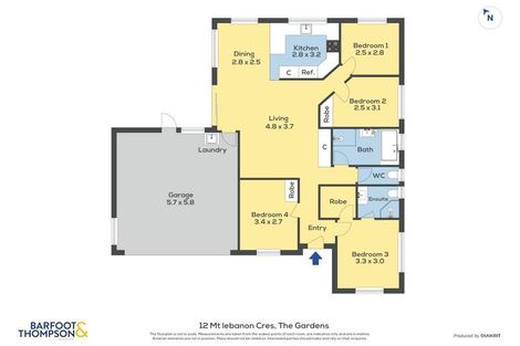 Photo of property in 12 Mt Lebanon Crescent, The Gardens, Auckland, 2105