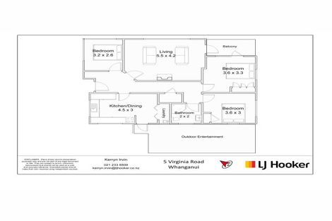 Photo of property in 5 Virginia Road, Saint Johns Hill, Whanganui, 4500