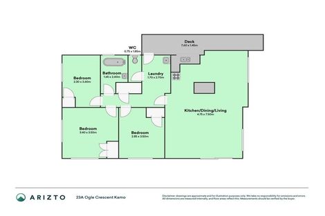 Photo of property in 23a Ogle Crescent, Te Kamo, Whangarei, 0112