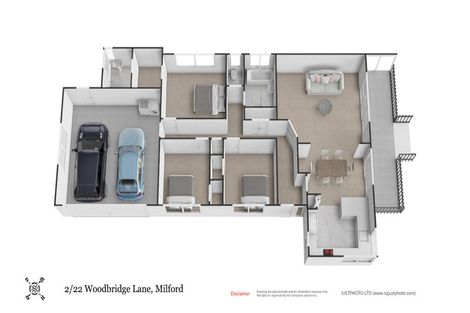 Photo of property in 2/22 Woodbridge Lane, Milford, Auckland, 0620