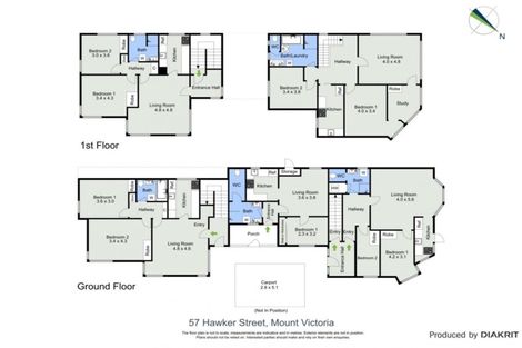 Photo of property in 1/57 Hawker Street, Mount Victoria, Wellington, 6011