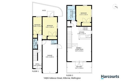 Photo of property in St Giles Court Apartments, 14/6 Vallance Street, Kilbirnie, Wellington, 6022