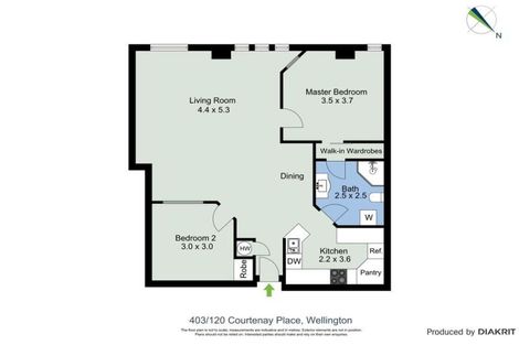 Photo of property in Courtenay Apartments, 403/120 Courtenay Place, Te Aro, Wellington, 6011